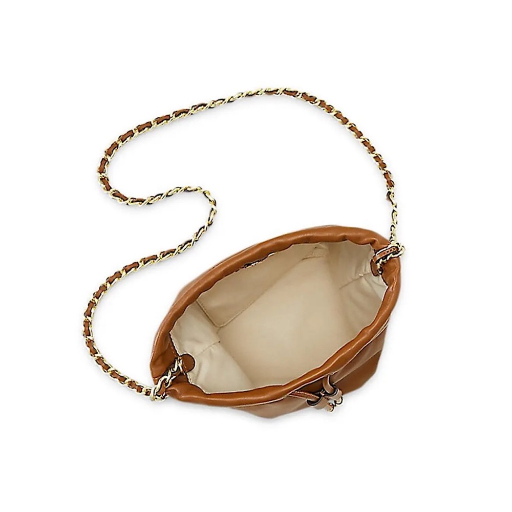 🆕 Lauren Ralph Lauren “Emmy” Napa Leather Bucket Bag Crossbody - Picture 2 of 7